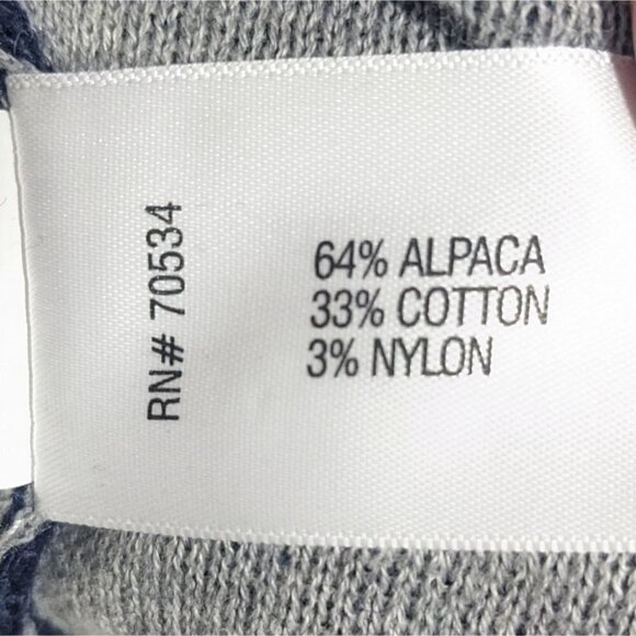 Orvis | Alpaca Collared Sweater In Navy - Picture 5 of 7